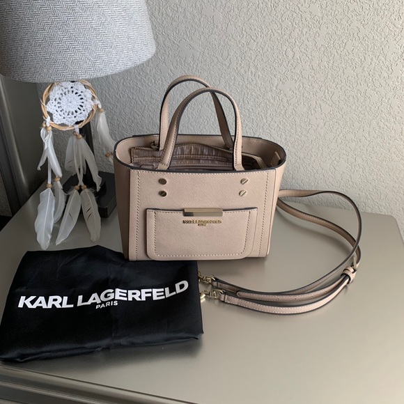 Karl Lagerfeld Handbags - Karl Lagerfeld authentic leather satchel 👜